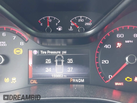 2015 GMC Canyon 4WD SLT with VIN 1GTG6CE39F1238269, listed as a IAAI auction lot 41327897 with 155,663 mi miles. Bid and sale history available at carsss.com. Image 7.