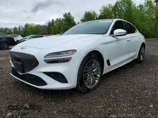 2023 Genesis G70 2.0T with VIN KMTG34TA8PU124927, listed as a Copart auction lot 58729115 with 18,989 mi miles and Clean title. Bid and sale history available at DreamBid. Image 1.