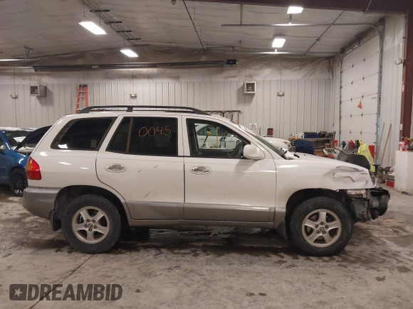 2003 Hyundai Santa Fe GLS with VIN KM8SC13E83U533400, listed as a IAAI auction lot 41610045 with 98,196 mi miles. Bid and sale history available at carsss.com. Image 13.