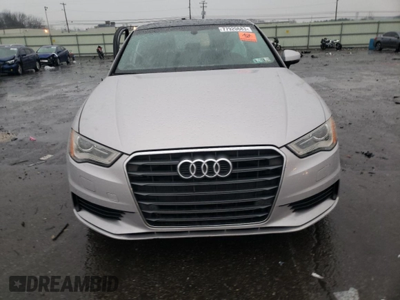 2016 Audi A3 2.0T Premium with VIN WAUB8GFFXG1018724, listed as a Copart auction lot 77920683 with 0 mi miles. Bid and sale history available at carsss.com. Image 5.