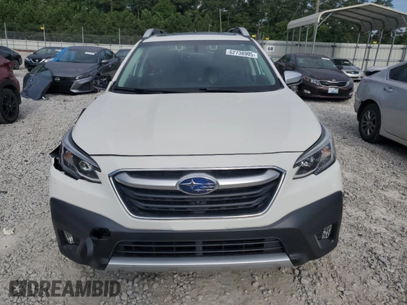 2021 Subaru Outback Touring XT with VIN 4S4BTGPD2M3169180, listed as a Copart auction lot 62738905 with 34,574 mi miles and Salvage title. Bid and sale history available at DreamBid. Image 5.