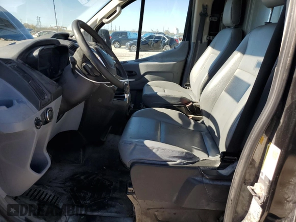 2015 Ford Transit Cargo with VIN 1FTNE1YM4FKB27383, listed as a Copart auction lot 80153074 with 228,321 mi miles and Salvage title. Bid and sale history available at DreamBid. Image 7.