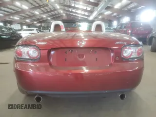 2006 Mazda MX-5 Miata Grand Touring with VIN JM1NC25F760121395, listed as a Copart auction lot 59712275 with 45,498 mi miles and Salvage title. Bid and sale history available at DreamBid. Image 6.