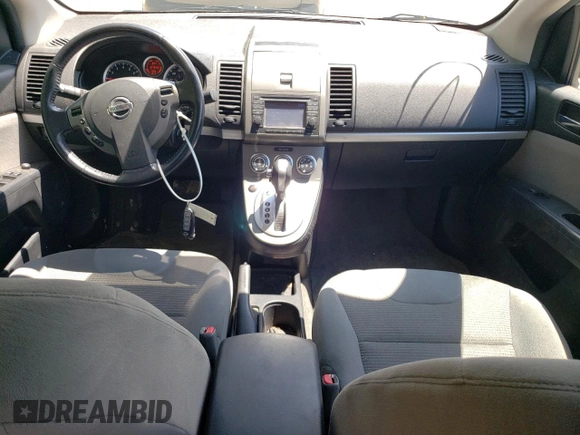 2012 Nissan Sentra SR with VIN 3N1AB6AP2CL607721, listed as a Copart auction lot 62948695 with 57,549 mi miles and Salvage title. Bid and sale history available at DreamBid. Image 8.