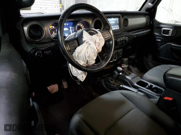 2020 Jeep Wrangler Unlimited Sport S z VIN 1C4HJXDN4LW347458, wystawiony jako Copart lot #52191705 z przebiegiem 37 353 mil mil oraz Szkoda całkowita • Salvage title. Historia ofert i sprzedaży dostępna na DreamBid. Obrazek 8.