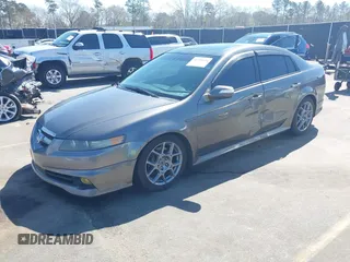 2008 Acura TL Type-S with VIN 19UUA76598A052681, listed as a IAAI auction lot 41790824 with 129,401 mi miles. Bid and sale history available at carsss.com. Image 2.