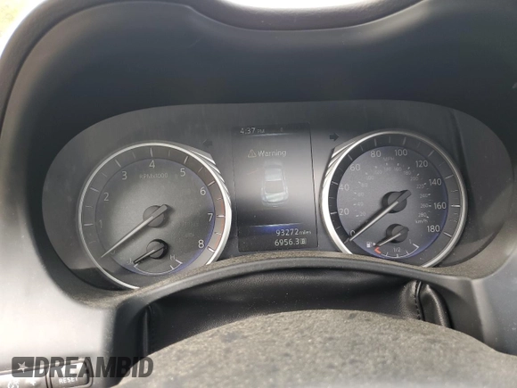 2017 Infiniti Q60 Premium with VIN JN1CV7EL5HM321176, listed as a Copart auction lot 56045305 with 93,272 mi miles and Salvage title. Bid and sale history available at DreamBid. Image 9.