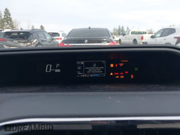 2018 Toyota Prius One with VIN JTDKDTB38J1618412, listed as a IAAI auction lot 41681898 with 47,835 mi miles and . Bid and sale history available at DreamBid. Image 7.