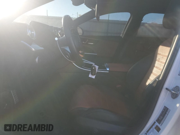 2023 Mercedes-Benz C 43 AMG with VIN W1KAF8HB3PR073401, listed as a Copart auction lot 87645465 with 27,805 mi miles and Salvage Title. Bid and sale history available at DreamBid. Image 7.