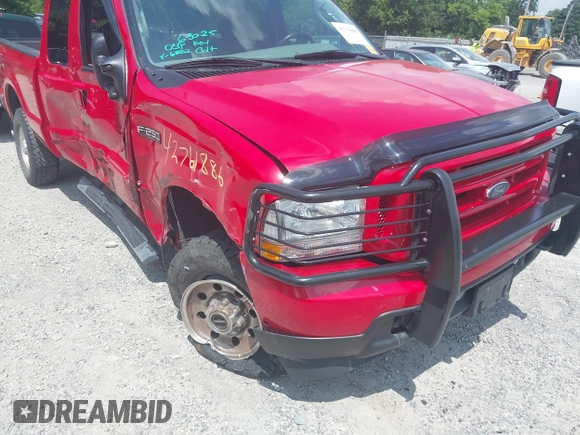 2004 Ford F-250 XL with VIN 1FTNX21P24EB26202, listed as a IAAI auction lot 42761886 with 58,980 mi miles and . Bid and sale history available at DreamBid. Image 12.