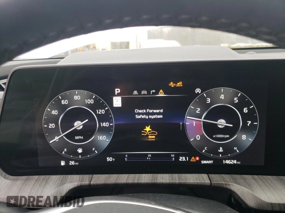 2024 Kia Telluride SX X-Pro with VIN 5XYP5DGC4RG544175, listed as a Copart auction lot 48980245 with 14,624 mi miles and Salvage title. Bid and sale history available at DreamBid. Image 9.