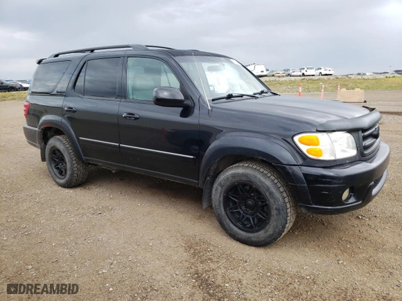 2001 Toyota Sequoia Limited with VIN 5TDBT48A51S001924, listed as a Copart auction lot 68710224 with 245,394 mi miles and Salvage Title. Bid and sale history available at carsss.com. Image 4.