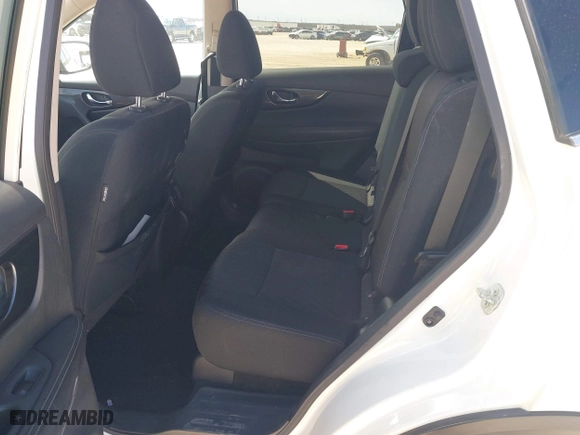 2017 Nissan Rogue S with VIN 5N1AT2MT8HC822689, listed as a IAAI auction lot 41673607 with 75,947 mi miles. Bid and sale history available at carsss.com. Image 8.