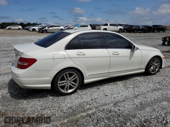 2012 Mercedes-Benz C 300 Sport with VIN WDDGF8BB0CR231058, listed as a Copart auction lot 58540945 with 178,360 mi miles and Salvage title. Bid and sale history available at DreamBid. Image 3.