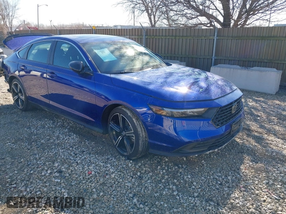 2024 Honda Accord Sport с VIN 1HGCY2F55RA073118, выставлен на аукционе IAAI как лот 41665233 с пробегом 1 069 миль миль и . История ставок и продаж доступна на DreamBid. Изображение 1.