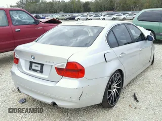 2007 BMW 3 Series 335i with VIN WBAVB73577KY60943, listed as a Copart auction lot 26073428 with Not provided miles and Non repairable. Bid and sale history available at DreamBid. Image 4.