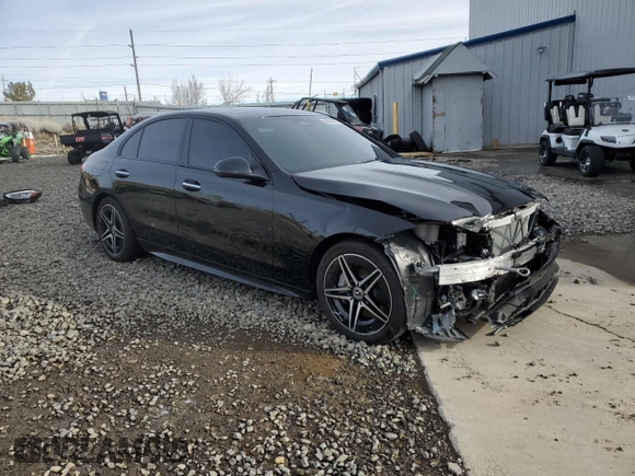 2024 Mercedes-Benz C 300 with VIN W1KAF4HB1RR161052, listed as a Copart auction lot 44975215 with 6,568 mi miles and Salvage title. Bid and sale history available at DreamBid. Image 4.