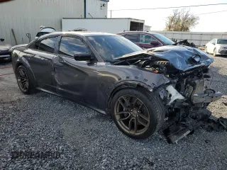 2023 Dodge Charger SRT Hellcat Redeye Widebody with VIN 2C3CDXL9XPH611488, listed as a Copart auction lot 42526075 with 56,309 mi miles and Salvage Title. Bid and sale history available at DreamBid. Image 4.