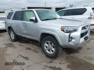 2023 Toyota 4Runner SR5 with VIN JTEMU5JR3P6147061, listed as a IAAI auction lot 42194146 with 35,519 mi miles and . Bid and sale history available at DreamBid. Image 1.