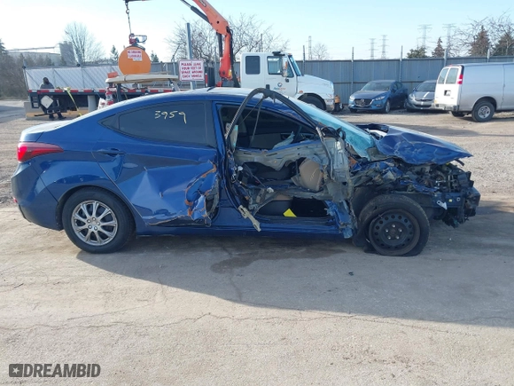 2016 Hyundai Elantra GL with VIN 5NPDH4AE0GH717281, listed as a IAAI auction lot 41773959 with 129,250 mi miles. Bid and sale history available at carsss.com. Image 13.