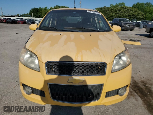 2010 Chevrolet Aveo 2LT with VIN KL1TG6DEXAB133847, listed as a Copart auction lot 56783285 with 120,120 mi miles and Salvage title. Bid and sale history available at DreamBid. Image 5.