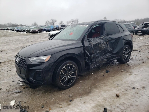 2021 Audi SQ5 Premium Plus with VIN WA1B4AFY8M2044123, listed as a Copart auction lot 42168795 with 0 mi miles and Salvage Title. Bid and sale history available at carsss.com. Image 1.