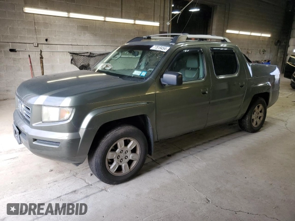 2006 Honda Ridgeline RTL with VIN 2HJYK16546H527657, listed as a Copart auction lot 77819454 with 0 mi miles and Salvage Title. Bid and sale history available at carsss.com. Image 1.