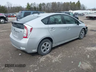 2013 Toyota Prius One with VIN JTDKN3DU0D0337167, listed as a IAAI auction lot 41758118 with 188,298 mi miles. Bid and sale history available at carsss.com. Image 4.