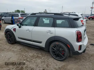 2022 MINI Countryman John Cooper Works with VIN WMZ33BS00N3N91322, listed as a Copart auction lot 59467765 with 43,726 mi miles and Salvage title. Bid and sale history available at DreamBid. Image 2.