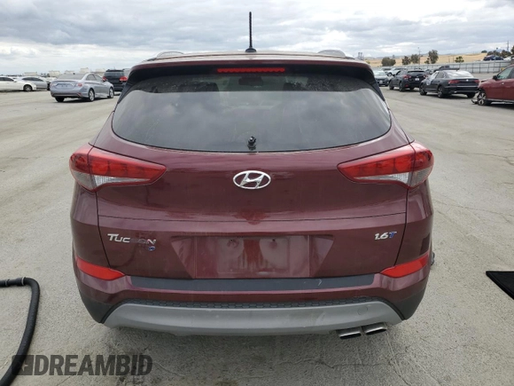 2017 Hyundai Tucson Sport z VIN KM8J33A24HU528007, wystawiony jako Copart lot #54540415 z przebiegiem 83 556 mil mil oraz Szkoda całkowita • Salvage title. Historia ofert i sprzedaży dostępna na DreamBid. Obrazek 6.