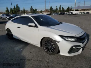 2020 Honda Civic Si Coupe with VIN 2HGFC3A52LH751471, listed as a Copart auction lot 85305694 with 54,871 mi miles and Salvage Title. Bid and sale history available at carsss.com. Image 4.