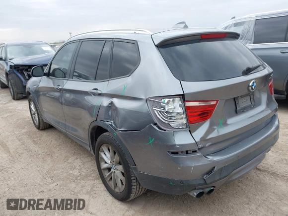2017 BMW X3 xDrive28i with VIN 5UXWX9C37H0W72650, listed as a IAAI auction lot 41577793 with 116,361 mi miles and . Bid and sale history available at DreamBid. Image 3.