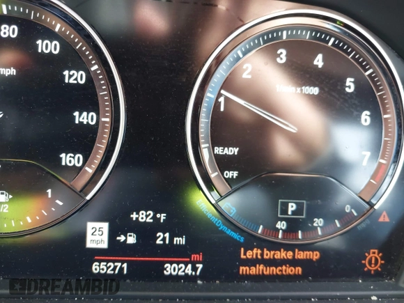 2020 BMW X2 sDrive28i with VIN WBXYH9C01L5P01913, listed as a IAAI auction lot 41591563 with 65,271 mi miles. Bid and sale history available at carsss.com. Image 7.