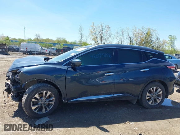 2016 Nissan Murano SL z VIN 5N1AZ2MH2GN106156, wystawiony jako IAAI lot #42093156 z przebiegiem 107 997 mil mil oraz . Historia ofert i sprzedaży dostępna na DreamBid. Obrazek 15.