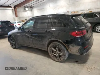 2022 Mercedes-Benz GLC 300 with VIN W1N0G8EB4NV374506, listed as a Copart auction lot 54725765 with 52,518 mi miles and Salvage Title. Bid and sale history available at DreamBid. Image 2.