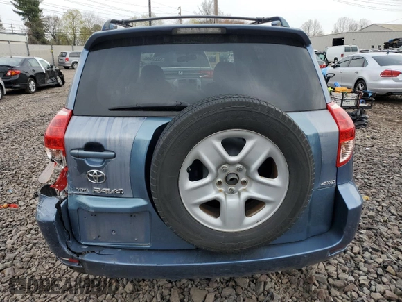 2008 Toyota RAV4 with VIN JTMBD33VX85210951, listed as a Copart auction lot 52255055 with 56,265 mi miles and Salvage Title. Bid and sale history available at carsss.com. Image 6.