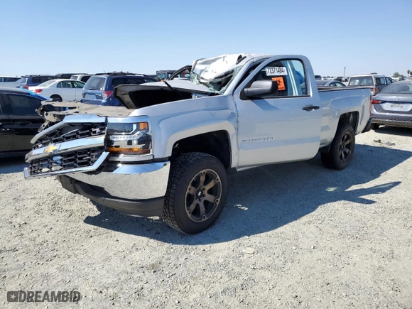 2016 Chevrolet Silverado 1500 Work Truck with VIN 1GCNCNEC0GZ425933, listed as a Copart auction lot 72371484 with 0 mi miles and Non Repairable. Bid and sale history available at carsss.com. Image 1.