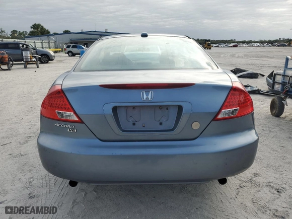 2007 Honda Accord Cpe EX-L with VIN 1HGCM82697A007097, listed as a Copart auction lot 41744725 with NaN miles and Salvage Title. Bid and sale history available at carsss.com. Image 6.