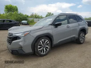 2025 Subaru Forester Touring с VIN JF2SLDTC4SH472950, выставлен на аукционе Copart как лот 62761735 с пробегом 7 214 миль миль и Списание • Salvage title. История ставок и продаж доступна на DreamBid. Изображение 1.