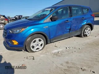 2019 Ford Escape S с VIN 1FMCU0F71KUB21083, выставлен на аукционе Copart как лот 55935665 с пробегом 58 744 миль миль и На запчасти • Non repairable. История ставок и продаж доступна на DreamBid. Изображение 1.