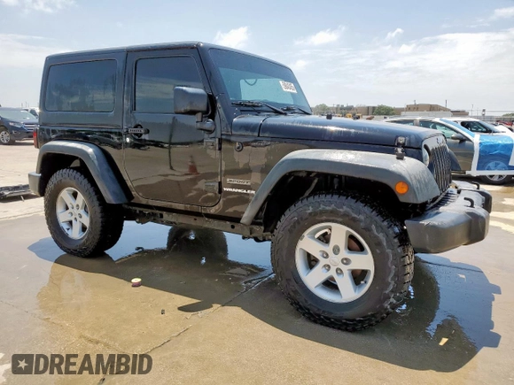 2017 Jeep Wrangler Sport z VIN 1C4GJWAG4HL596086, wystawiony jako Copart lot #59043455 z przebiegiem 128 610 mil mil oraz Czysty tytuł • Clean title. Historia ofert i sprzedaży dostępna na DreamBid. Obrazek 4.