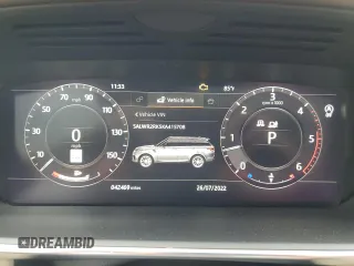 2019 Land Rover Range Rover Sport HSE with VIN SALWR2RK5KA415708, listed as a Copart auction lot 49521102 with 42,469 mi miles. Bid and sale history available at carsss.com. Image 8.
