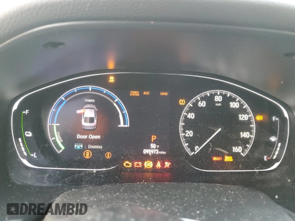 2020 Honda Accord EX-L with VIN 1HGCV3F52LA003310, listed as a Copart auction lot 48704845 with 95,973 mi miles and Salvage title. Bid and sale history available at DreamBid. Image 9.