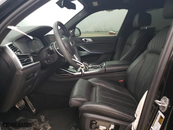 2021 BMW X7 ALPINA XB7 with VIN 5UXCX6C16M9F12347, listed as a Copart auction lot 43182975 with 33,065 mi miles and Salvage Title. Bid and sale history available at carsss.com. Image 7.