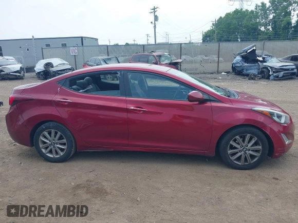 2016 Hyundai Elantra SE with VIN 5NPDH4AE2GH653924, listed as a IAAI auction lot 42496627 with 95,676 mi miles and . Bid and sale history available at DreamBid. Image 13.
