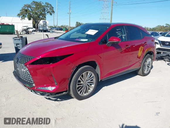 2021 Lexus RX 450h с VIN 2T2JGMDA1MC065053, выставлен на аукционе IAAI как лот 41246465 с пробегом 47 261 миль миль и . История ставок и продаж доступна на DreamBid. Изображение 23.