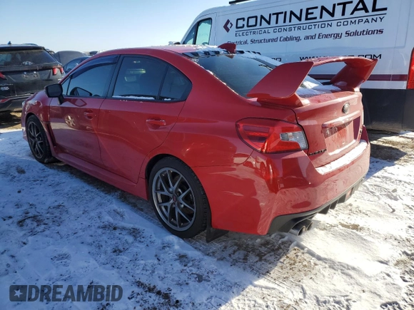 2017 Subaru WRX STI with VIN JF1VA2M67H9813782, listed as a Copart auction lot 87856365 with 91,158 mi miles and Salvage Title. Bid and sale history available at carsss.com. Image 2.