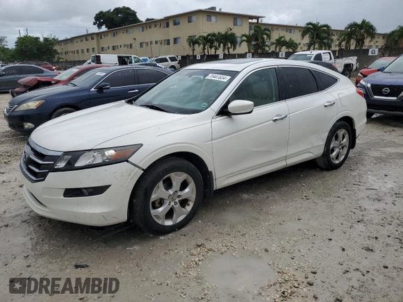 2010 Honda Accord Crosstour EX-L with VIN 5J6TF1H58AL015843, listed as a Copart auction lot 75407034 with 140,932 mi miles and Clean Title. Bid and sale history available at carsss.com. Image 1.