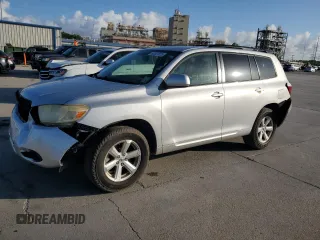 2008 Toyota Highlander with VIN JTEDS41A582042086, listed as a Copart auction lot 63327025 with 156,661 mi miles and Salvage title. Bid and sale history available at DreamBid. Image 1.
