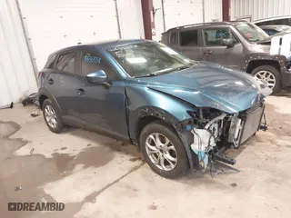 2018 Mazda CX-3 Sport with VIN JM1DKFB70J0321370, listed as a IAAI auction lot 41635558 with 53,995 mi miles. Bid and sale history available at carsss.com. Image 1.
